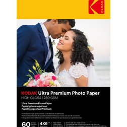 Fotopapier Kodak Ultra Premium Photo RC Gloss (280g/m2) 10x15 (A6) 60 listov