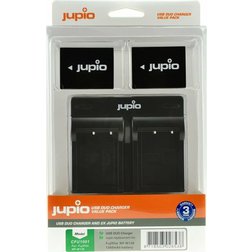 Set Jupio 2x NP-W126 - 1260 mAh + Dual charger pre Fujifilm