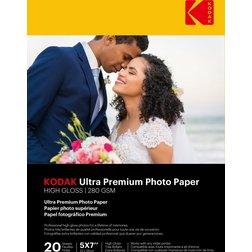Fotopapier Kodak Ultra Premium Photo RC Gloss (280g/m2) 13x18cm 20 listov