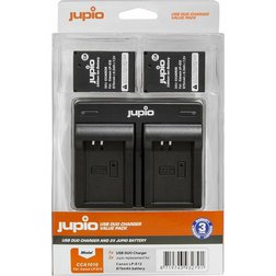 Set Jupio 2x LP-E12 - 875 mAh + Dual Charger pre Canon