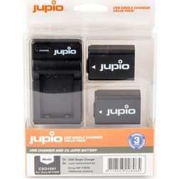 Set Jupio 2x NP-FW50 - 1080 mAh + USB nabíjačka