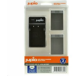 Set Jupio 2x batéria PSBLS5/50 1210mAh a nabíjačka pre Olympus