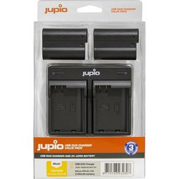 Set Jupio 2ks batérií EN-EL15C a duálnej nabíjačky pre Nikon
