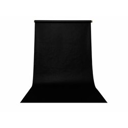 Polypropylenové fotografické pozadie čierne , 1,6 x 5m