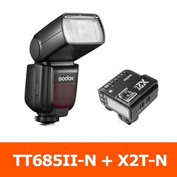 Externý blesk Godox TT685 II pre Nikon s riadiacou jednotkou X2T, TTL, HSS