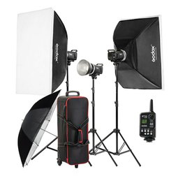 Sada Godox MS300-D, 3x blesk MS300 300Ws s príslušenstvom