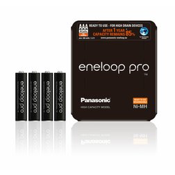 Batérie Panasonic Eneloop Pro AAA 4ks R03 AAA 930mAh BK-4HCDE
