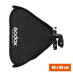 Quick softbox 60x60 s držiakom pre externý blesk Godox S2-type, Godox SFUV6060_3.jpg
