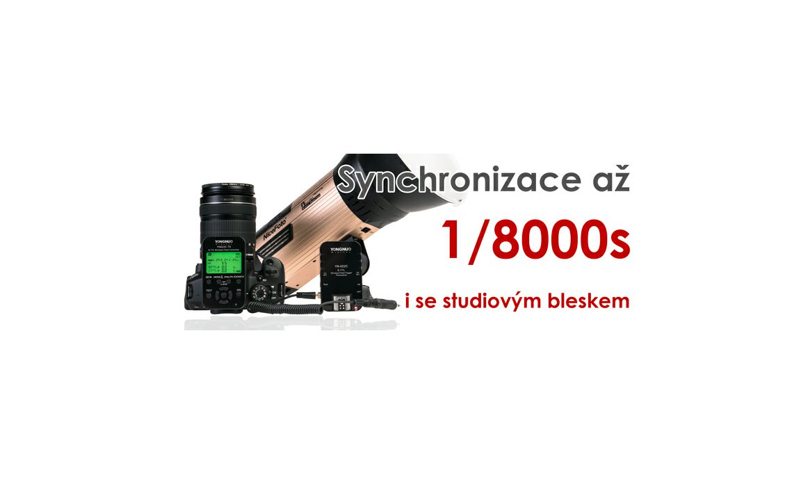 Vysokorýchlostná synchronizácia so štúdiovými bleskami ? Ide to! Vysokorýchlostná synchronizácia so štúdiovými bleskami ? Ide to!